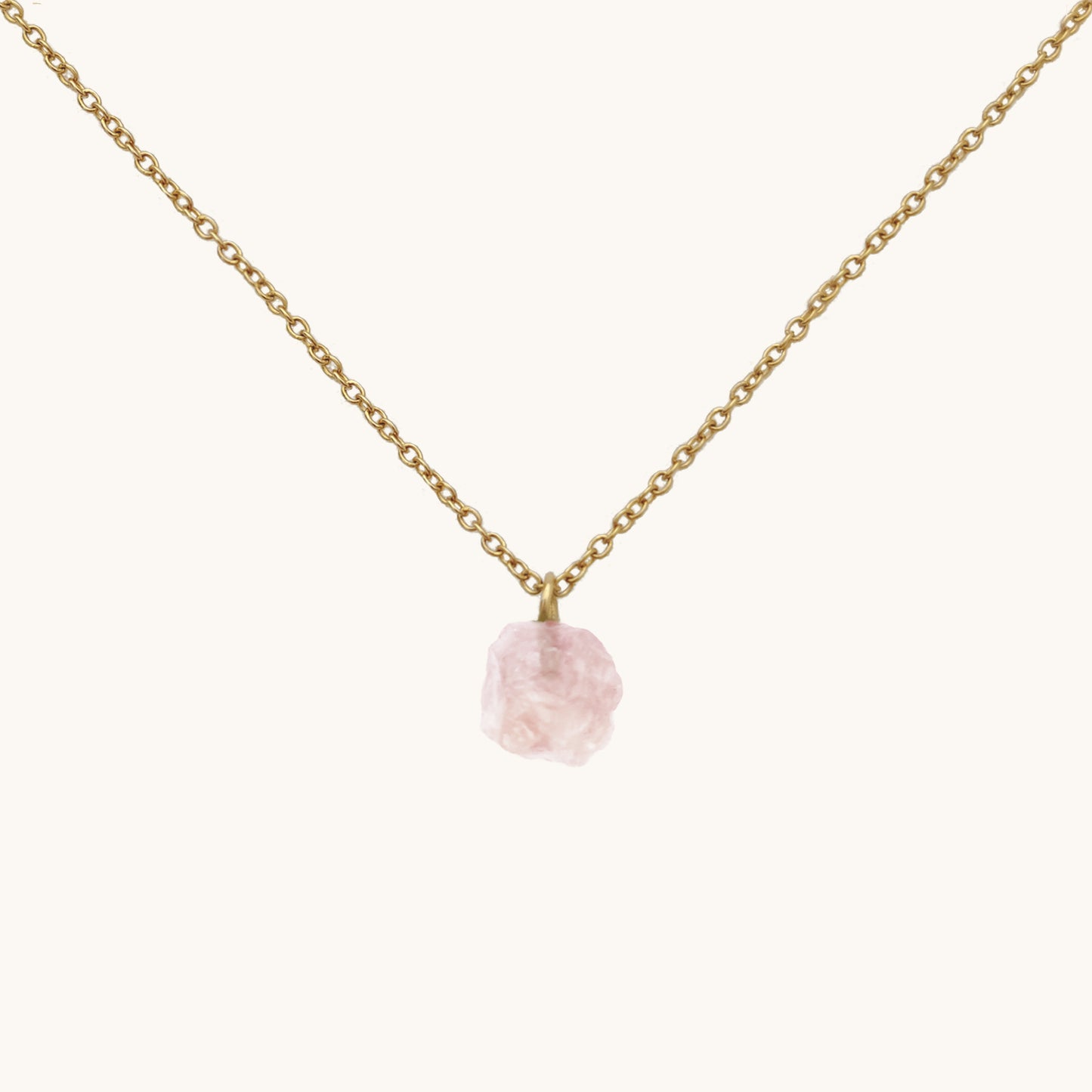 Rose Quartz Stone Necklace