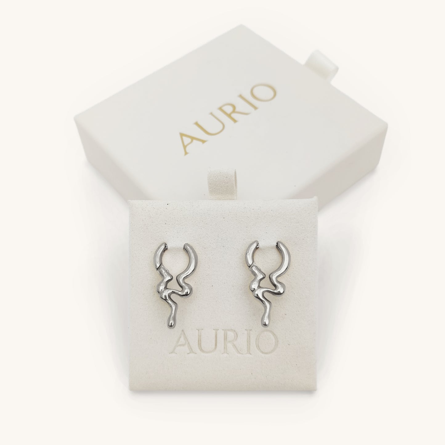 Aurelique Hoops Silver
