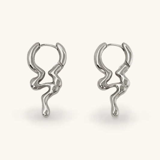 Aurelique Hoops Silver