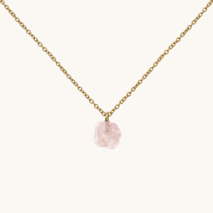 Rose Quartz Stone Necklace