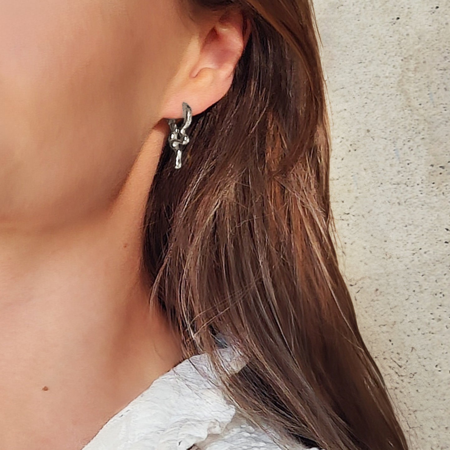 Aurelique Hoops Silver
