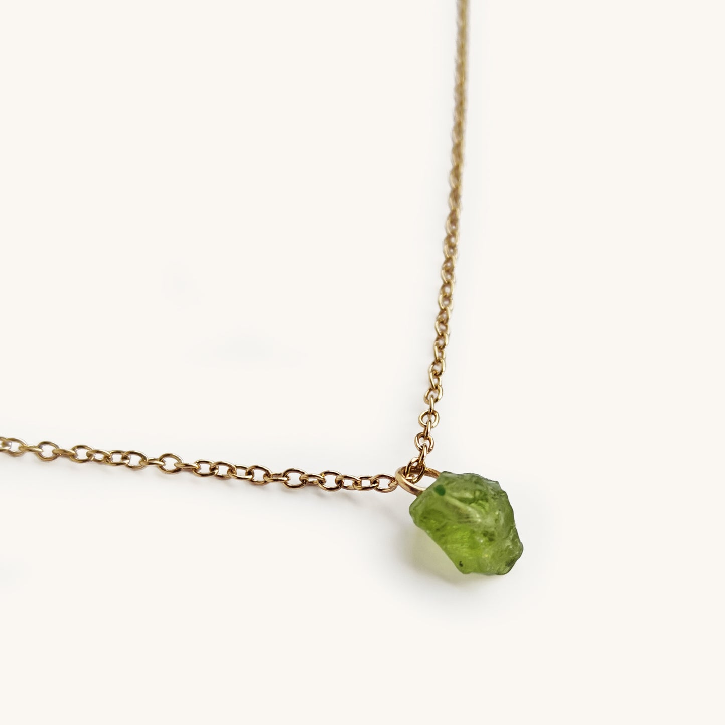 Peridot Stone Necklace